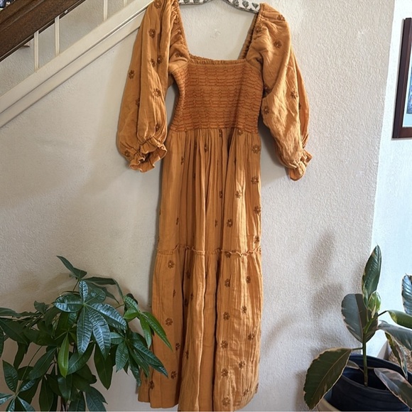 Free People | Dahlia Embroidered Maxi Dress | Small - Picture 9 of 17